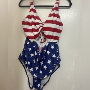 Womens plus one piece swimsuit